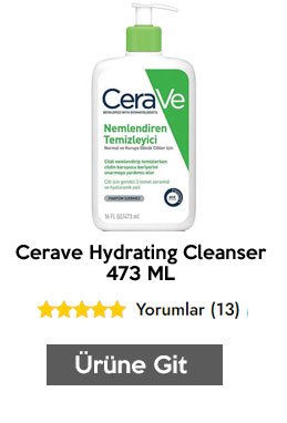 Cerave Hydrating Cleanser Nemlendiren Temizleyici 473 ML
