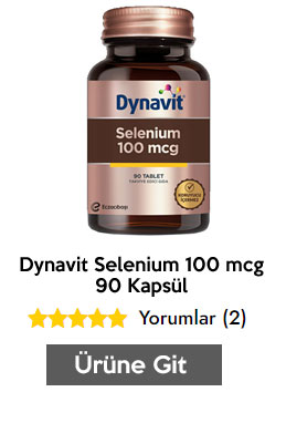 Dynavit Selenium 100 mcg Takviye Edici Gıda 90 Tablet
