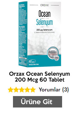 Orzax Ocean Selenyum 200 Mcg 60 Tablet
