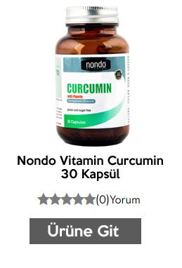 Nondo Vitamin Curcumin 30 Kapsül
