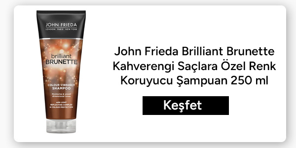 John Frieda Brilliant Brunette Kahverengi Saçlara Özel Renk Koruyucu Şampuan 250 ml