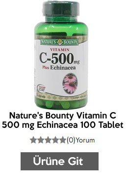 Nature's Bounty Vitamin C 500 mg Plus Echinacea 100 Tablet

