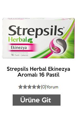 Strepsils Herbal Ekinezya Aromalı 16 Pastil
