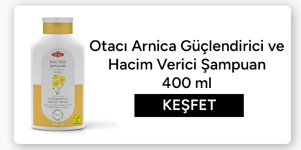 Otacı Arnica Güçlendirici ve Hacim Verici Şampuan 400 ml