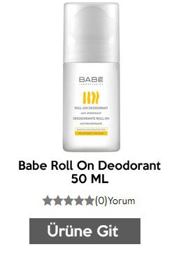 Babe Roll On Deodorant 50 ML
