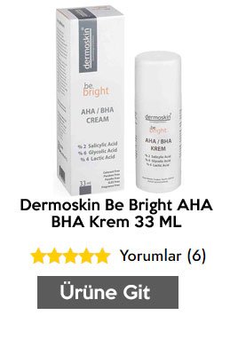 Dermoskin Be Bright AHA BHA Krem 33 ML
