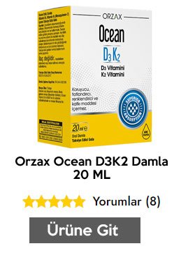 Orzax Ocean D3K2 Damla 20 ML
