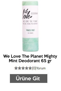 We Love The Planet Mighty Mint Güçlü Nane Stick Deodorant 65 gr
