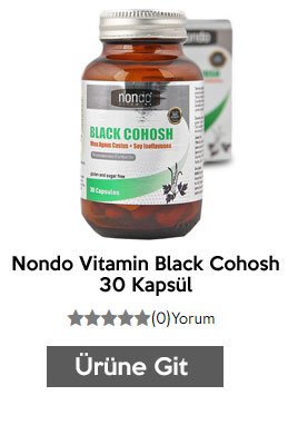 Nondo Vitamin Black Cohosh 30 Kapsül
