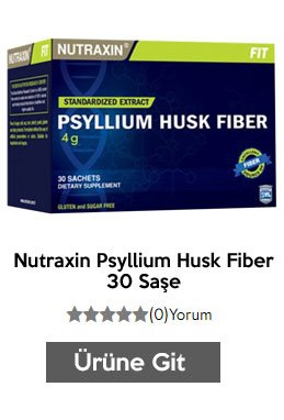 Nutraxin Psyllium Husk Fiber 30 Saşe
