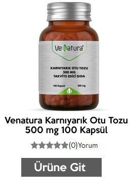 Venatura Karnıyarık Otu Tozu 500 mg 100 Kapsül

