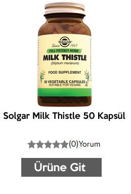 Solgar Milk Thistle 50 Kapsül
