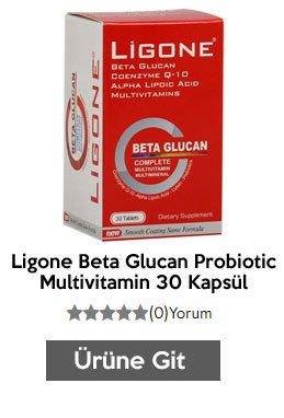 Ligone Beta Glucan Probiotic Multivitamin 30 Kapsül
