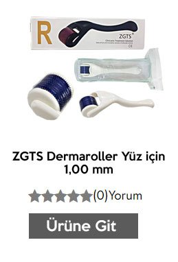 ZGTS Dermaroller Yüz için 1,00 mm
