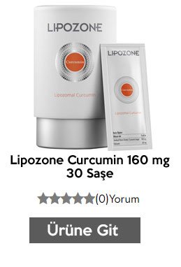Lipozone Curcumin 160 mg 30 Saşe
