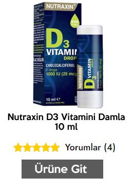 Nutraxin D3 Vitamini Damla 10 ml
