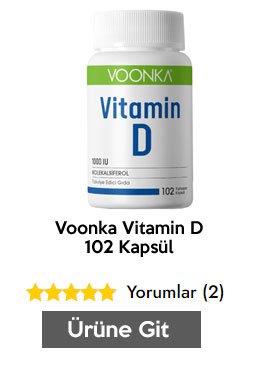 Voonka Vitamin D 102 Kapsül
