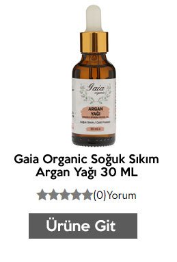 Gaia Organic Soğuk Sıkım Argan Yağı 30 ML
