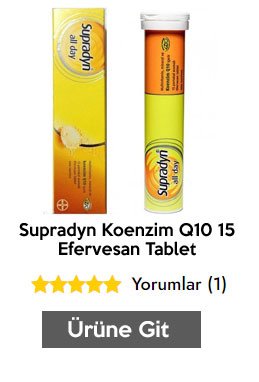 Supradyn Koenzim Q10 15 Efervesan Tablet
