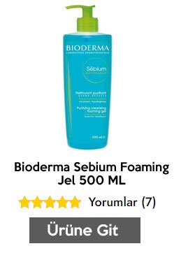 Bioderma Sebium Foaming Jel 500 ML
