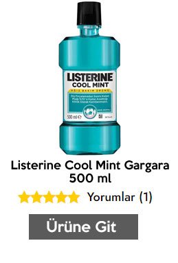 Listerine Cool Mint Gargara 500 ml
