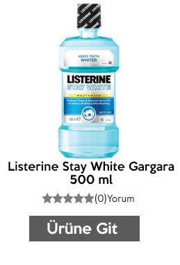 Listerine Stay White Gargara 500 ml
