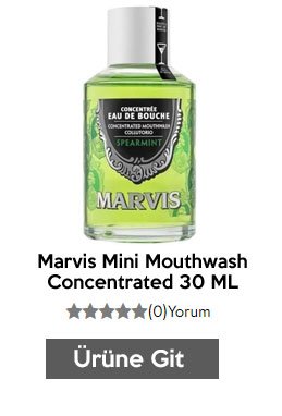 Marvis Mini Mouthwash Concentrated 30 ML Ağız Gargarası
