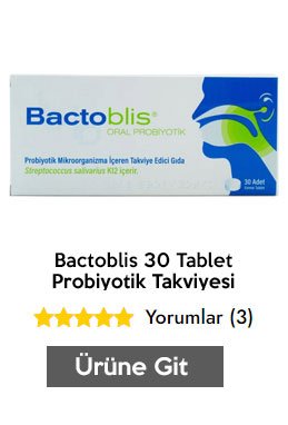 Bactoblis 30 Tablet Probiyotik Takviyesi
