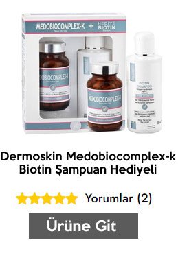 Dermoskin Medobiocomplex-k Biotin Şampuan Hediyeli
