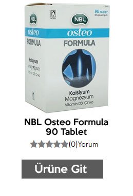 NBL Osteo Formula 90 Tablet Kalsiyum Takviyesi
