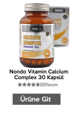 Nondo Vitamin Calcium Complex 30 Kapsül
