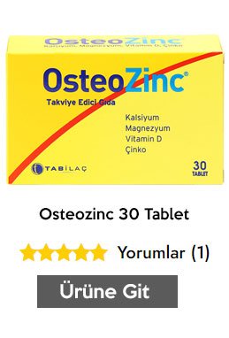 Osteozinc 30 Tablet Çinko Takviyesi
