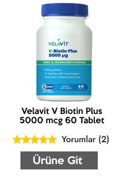 Velavit V Biotin Plus 5000 mcg 60 Tablet

