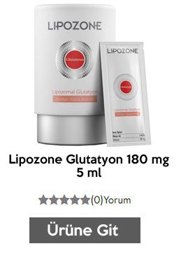 Lipozone Glutatyon 180 mg 5 ml