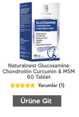 Naturalnest Glucosamine Chondroitin Curcumin & MSM 60 Tablet