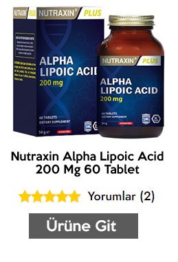 Nutraxin Alpha Lipoic Acid 200 Mg 60 Tablet 