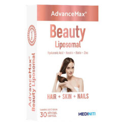 Advancemax Beauty Lipozomal Hyalüronik Asit Keratin Biotin Zn 30 Kapsül - Advancemax