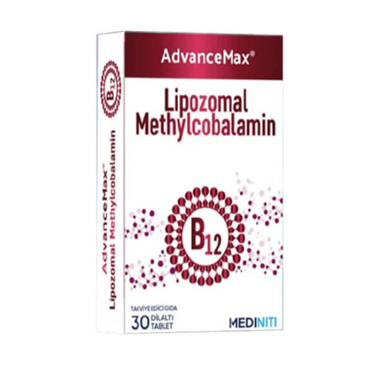 Advancemax Lipozomal B12 Vitamini 30 Dilaltı Tablet - 1