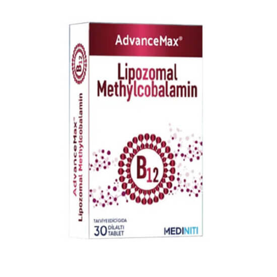 Advancemax Lipozomal B12 Vitamini 30 Dilaltı Tablet - 1