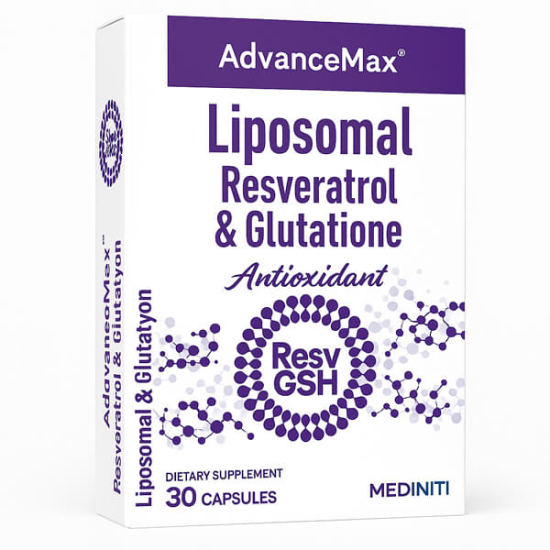 Advancemax Lipozomal Resveratrol Glutatyon 30 Kapsül - 1