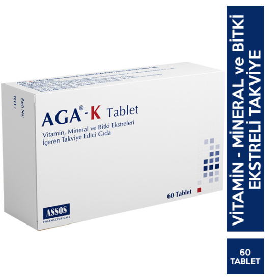 AGA-K Takviye Edici Gıda 60 Tablet - 1