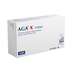 AGA-K Takviye Edici Gıda 60 Tablet - Assos Pharma