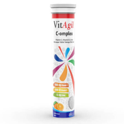 Allergo VitAgil C-omplex 20 Efervesan Tablet C Vitamini Takviyesi - Allergo