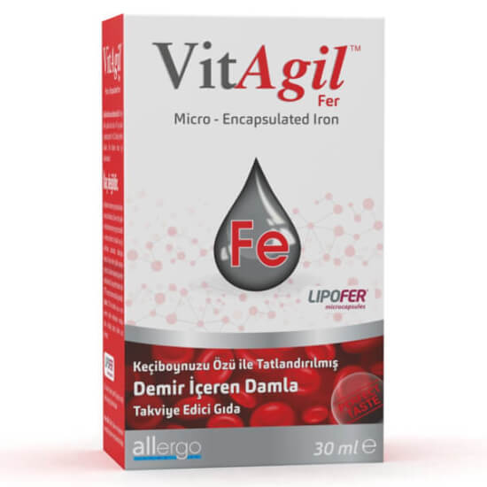 Allergo Vitagil Fer Demir Damla 30 ml - 1