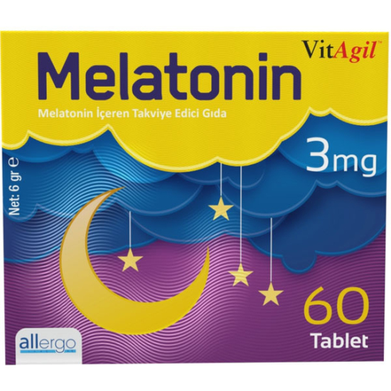 Allergo VitAgil Melatonin 60 Tablet - 1