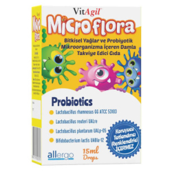 Allergo VitAgil Microflora Probiyotik Damla 15 ML - Allergo