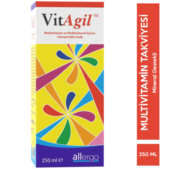 Allergo VitAgil Multivitamin Mineral Şurup 250 ML - 1
