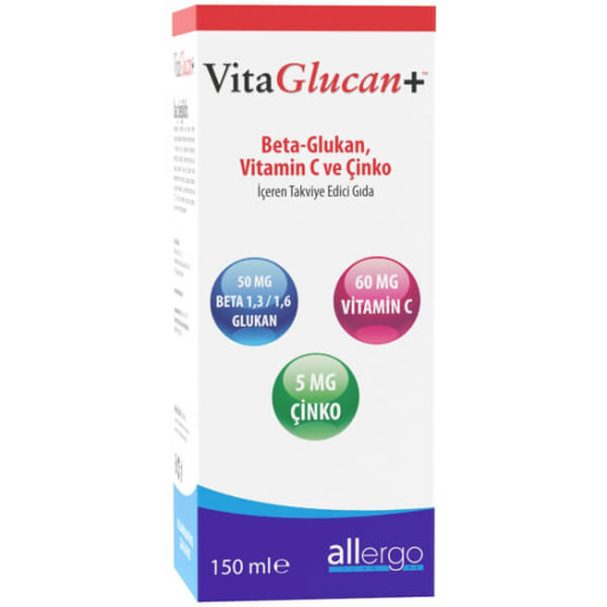 Allergo VitaGlucan Beta Glucan Vitamin Şurup 150 ml Beta Glukan Takviyesi - 1
