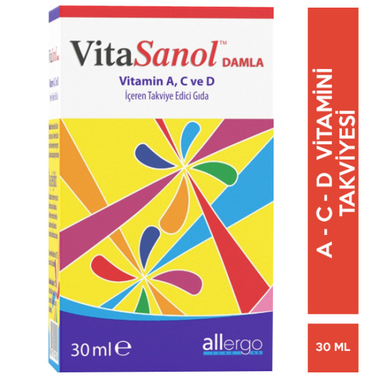 Allergo VitaSanol Drops ACD3 Damla 30 ML - 1