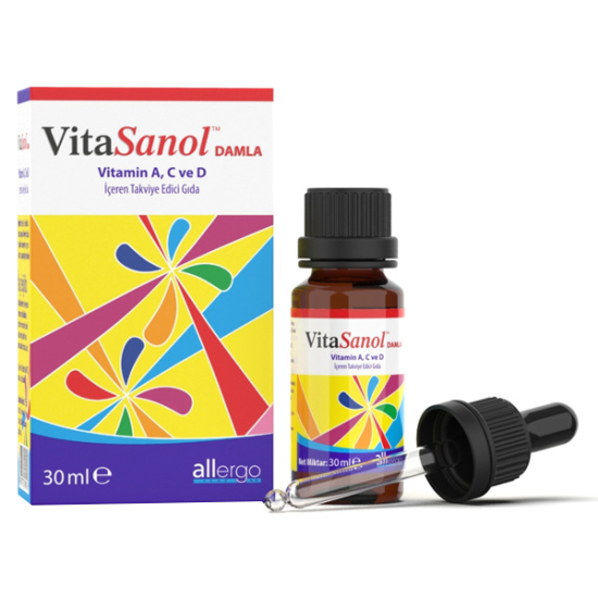 Allergo VitaSanol Drops ACD3 Damla 30 ML - 2